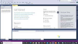 C# Program to print Hello World and to print Your Name using Visual Studio IDE.