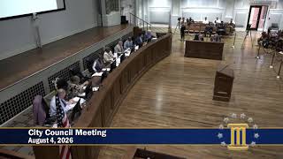 Montgomery City Council Meeting (August 4, 2026)