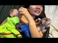 Baby monkey Bella and Boyboy so cute