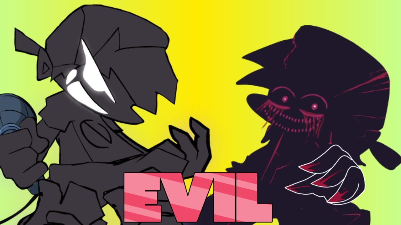 FNF CORRUPTION HD' mod EVIL BF VS BF DAY 2! - YouTube