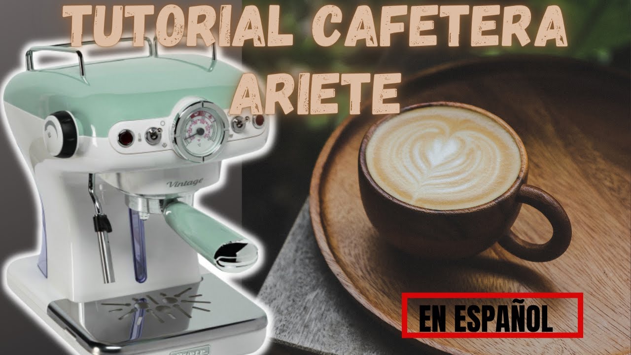 CAFETERA ARIETE VINTAGE!! TUTORIAL EN ESPAÑOL 