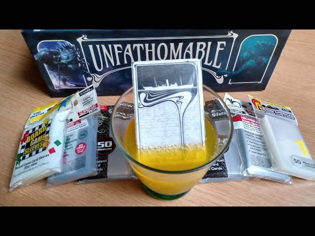 unfathomable card sleeves Arkham Horror: Unfathomable - The Comprehensive Guide to protecting your  boardgame cards