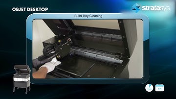 Stratasys Academy | PolyJet Desktop Series: Cleaning the Build Tray