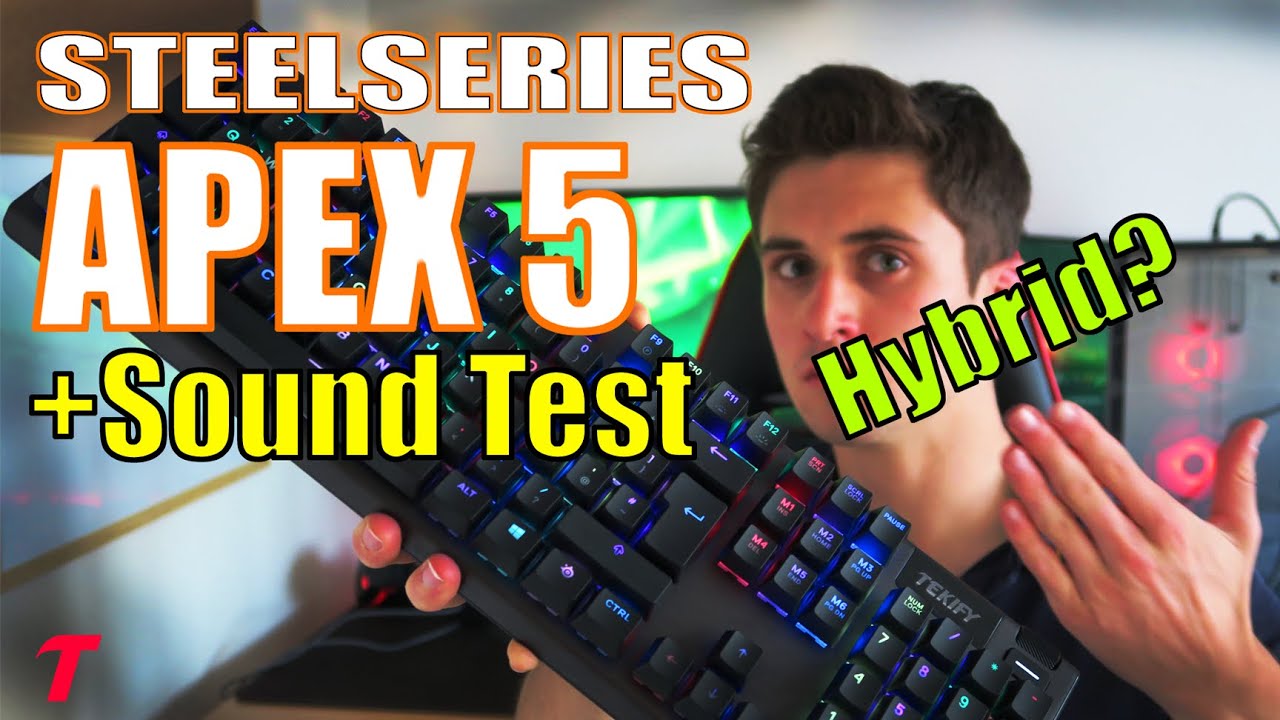 Обзор клавиатуры SteelSeries Apex 5 — выглядит потрясающе, но... (тест печати/звуковой тест)