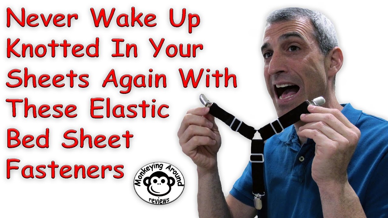 Never Wake Up Knotted In Your Sheets Again With These Elastic Bed Sheet Fasteners review
