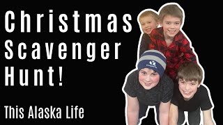 This Alaska Life Christmas Special | Christmas Gift Scavenger Hunt | OPENING CHRISTMAS PRESENTS