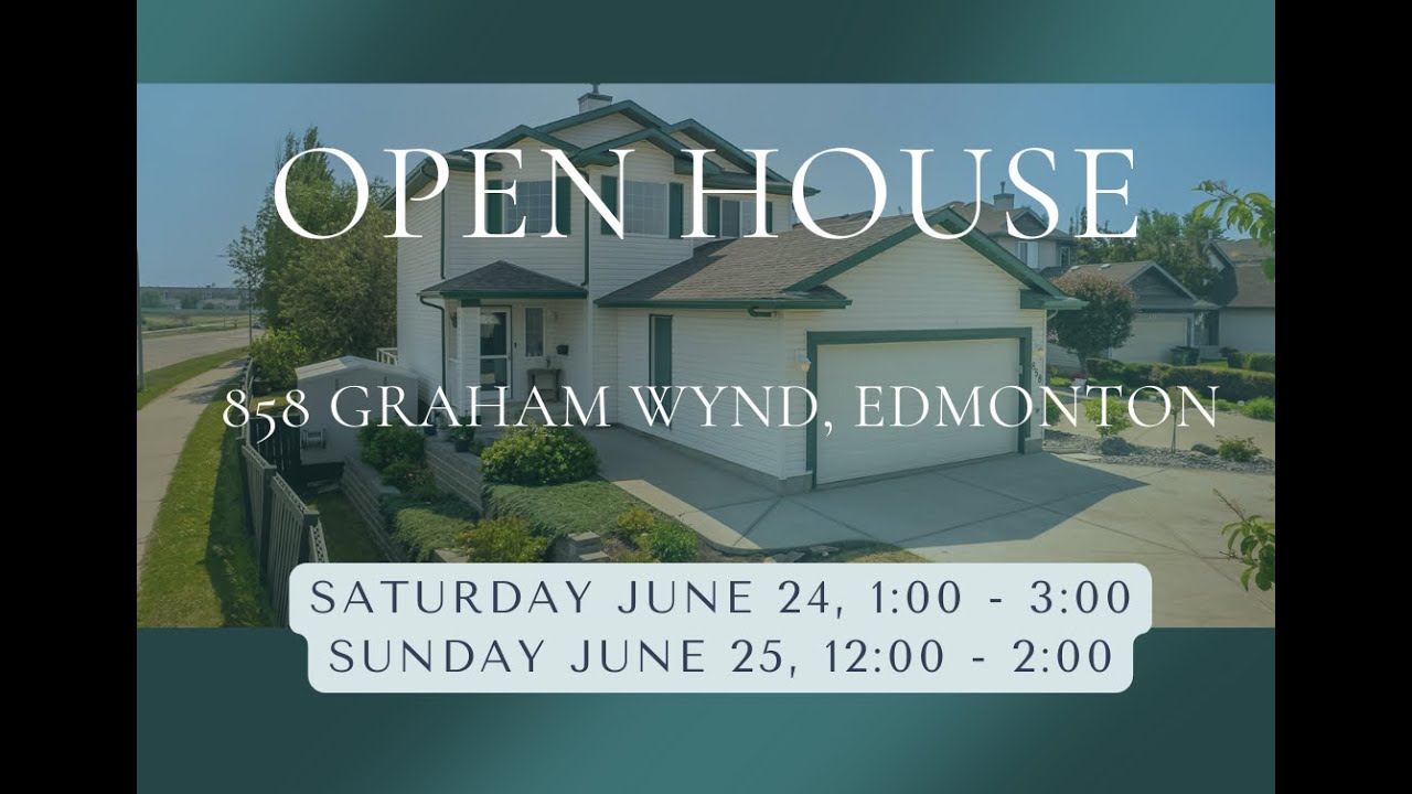 Open House: 858 Graham Wynd, Edmonton | Michelle Fraser Real Estate | Royal LePage ArTeam Realty