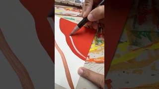 Simple Acrylic Canvas Boho Art Painting | Acrylic Art Tutorial Ideas #acrylicpainting #art #youtube