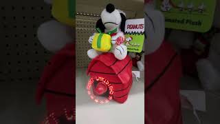 SNOOPY ON DOGHOUSE CARTOON CHARACTER ANIMATED MUSICAL PLUSH WITH 3D LIGHT UP SPINNING PROPELLER