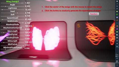 Unreal|Niagara，Procedural SciFi Wing