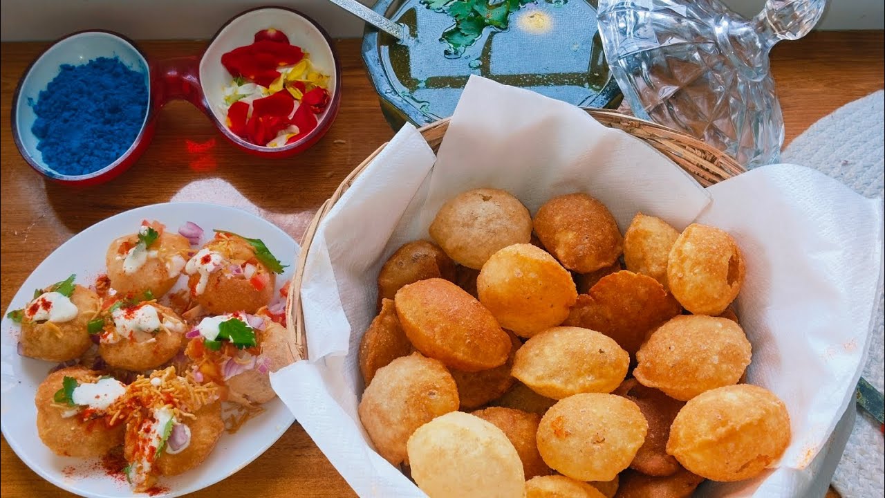 बहुत बार try की तब जाकर बनी friends की डिमांडपर बनाई होलीमें सबसे पहले (खस्तापानी पुरी,दहीपुरीrecipe