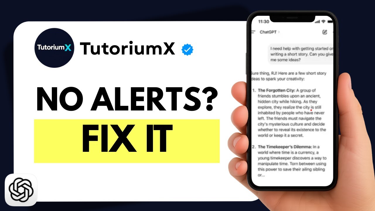 How to Fix ChatGPT Notifications Not Working - YouTube