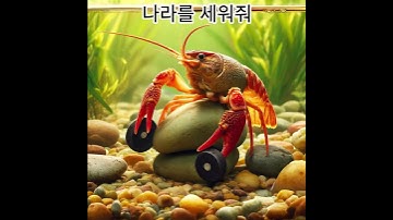 Ai에게 [가재]와 [나라]를 입력해 보았습니다. #ai #art #chatgpt #그림그리기 #인공지능