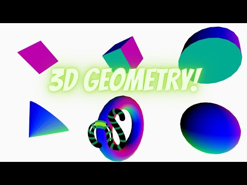 Coding 3D Geometry Shapes!!!!