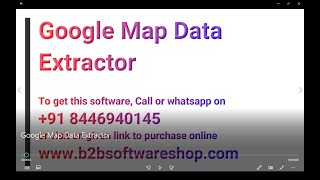 Google Map Data Extractor | Google My Business Data | How to get Google data in excel | Marketing