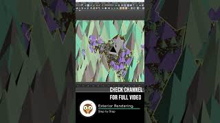 Exterior Rendering - Step By Step #shorts