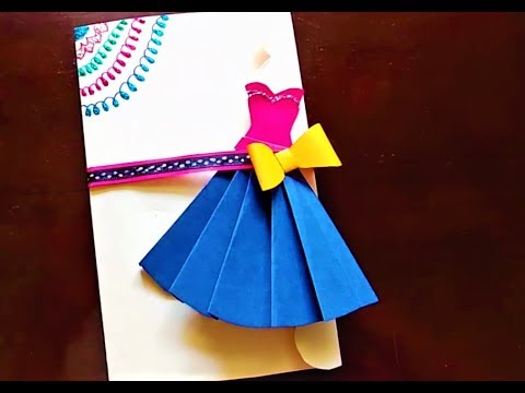Dress Card DIY | Special Birthday Card Handmade