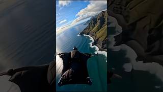 INSANELY cool 🦅 pro wingsuiter #wingsuite #skydiving #viral #joy #lifeisbutadream #batman #redbull