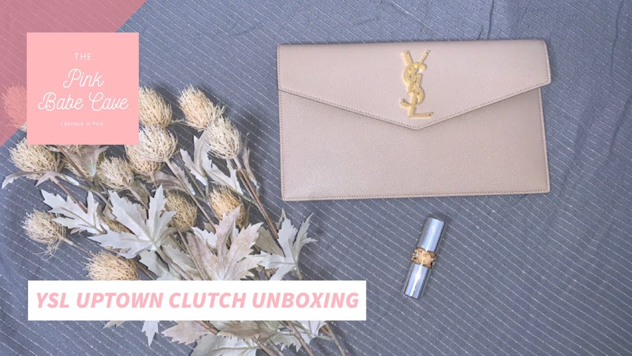 Unboxing And Reviewing YSL Uptown Baby Pouch