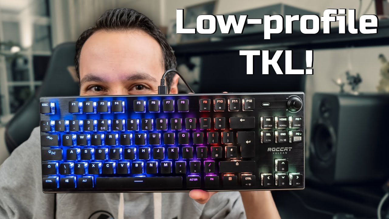 Roccat Vulcan Tkl Review A Low Profile Tkl Mechanical Gaming Keyboard Youtube