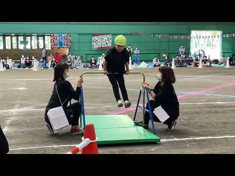 保育園最後の運動会で逆上がり・空中逆上がりできたよ！　2021/10/9
