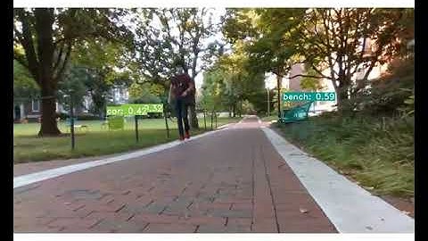 Real-time Instance Segmentation with YOLACT for UGV driving on campus