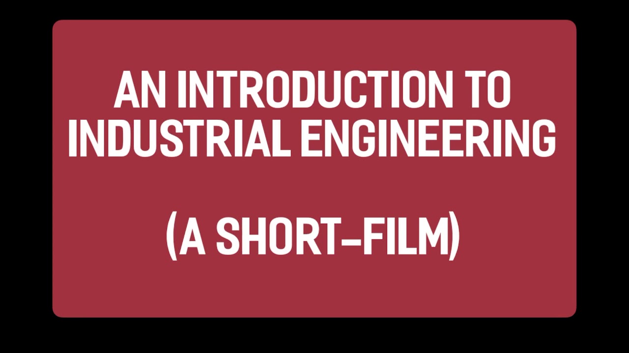 What is Industrial Engineering? YouTube