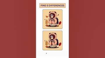 Can You Spot 5 Differences? | Spot the Difference Challenge #shorts