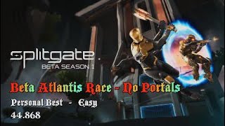 Splitgate -Beta Atlantis Race - Easy - No Portals - PS5 4K HDR