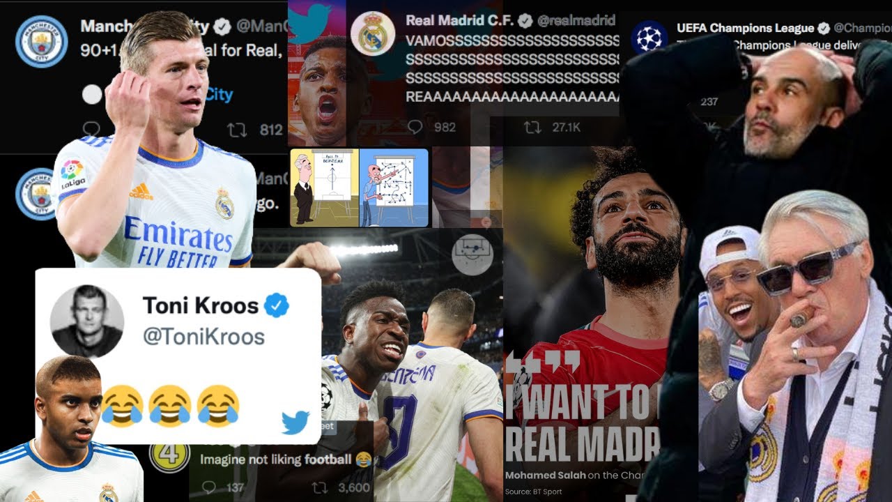 Twitter Reacts to REAL MADRID Insane Comeback vs MANCHESTER CITY - Real