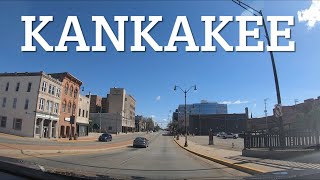 Driving tour in Kankakee, Illinois. USA