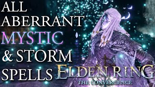 The Convergence Mod Spell Showcase - All Aberrant, Mystic and Storm [Elden Ring]