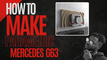 Mercedes G63 parametrische 3D-modellering met SketchUp | Stapsgewijze handleiding