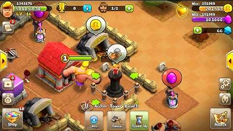 Clash Of Spartan Upgrading Level 3 Archer Tower!