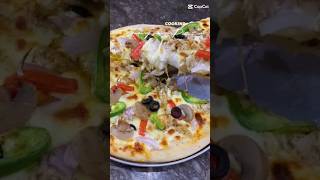 White creamy sauce Pizza ? trending pizza cooking shorts fyp foodblogger ytshorts recipe yt