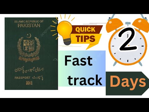 Fast track passport in 2 days| How to get Fast passport complete guide ...
