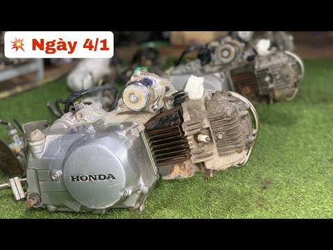 Video [Hàng Về 6 Cục Máy Honda 100 ]Giá rẻ Lắp cho dream... - youtube