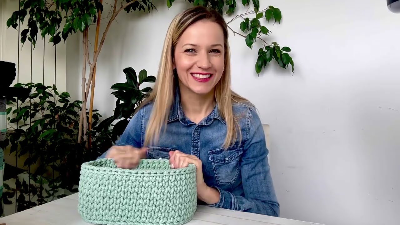 Tutorial cestino ovale all’uncinetto