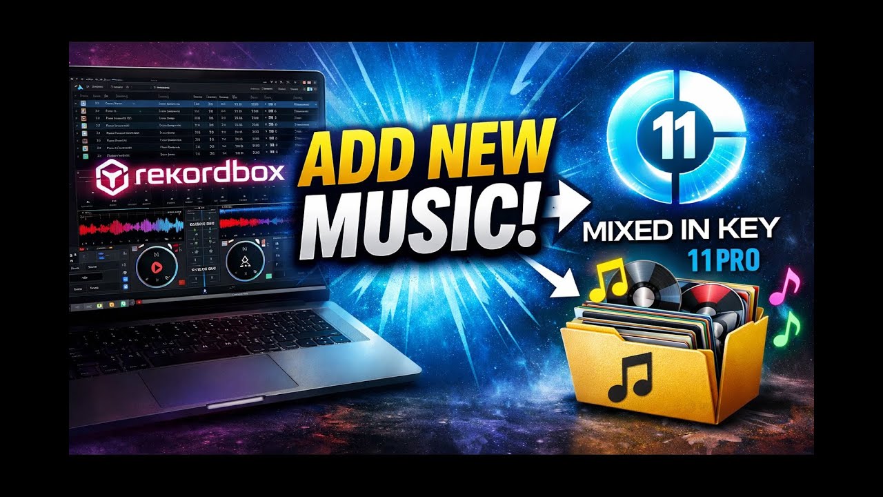 Добавление новой музыки в Rekordbox с помощью Mixed In Key 11 Pro