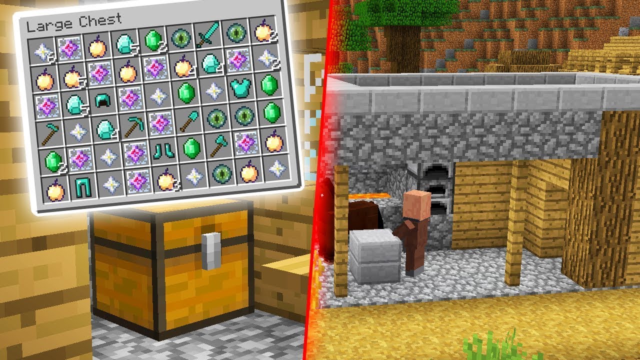 Seed da melhor vila do minecraft ate hoje 1 13 youtube