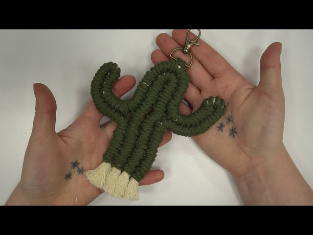 Olycraft DIY Cactus Keychain Making Kit 