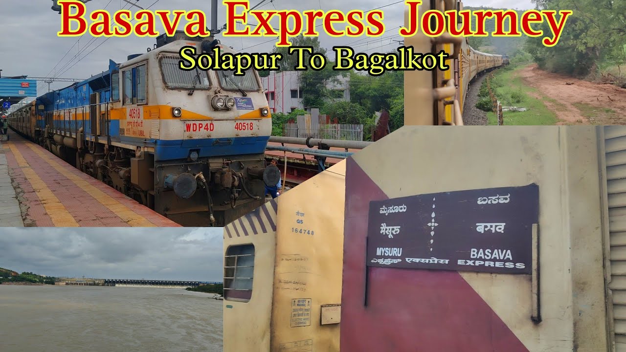 Solapur to Bagalkot Journey : 17307 Mysuru - Bagalkot Basava Express : Indian Railways