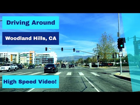 Driving Around Woodland Hills, CA - High Speed Driving Video
