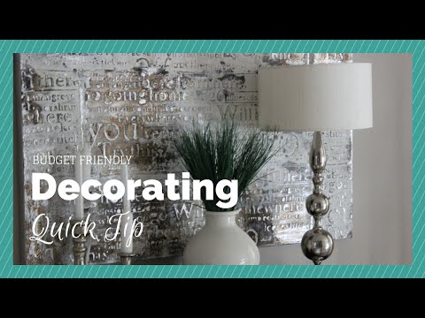 BUDGET DECORATING QUICK TIP: Faux Lamps