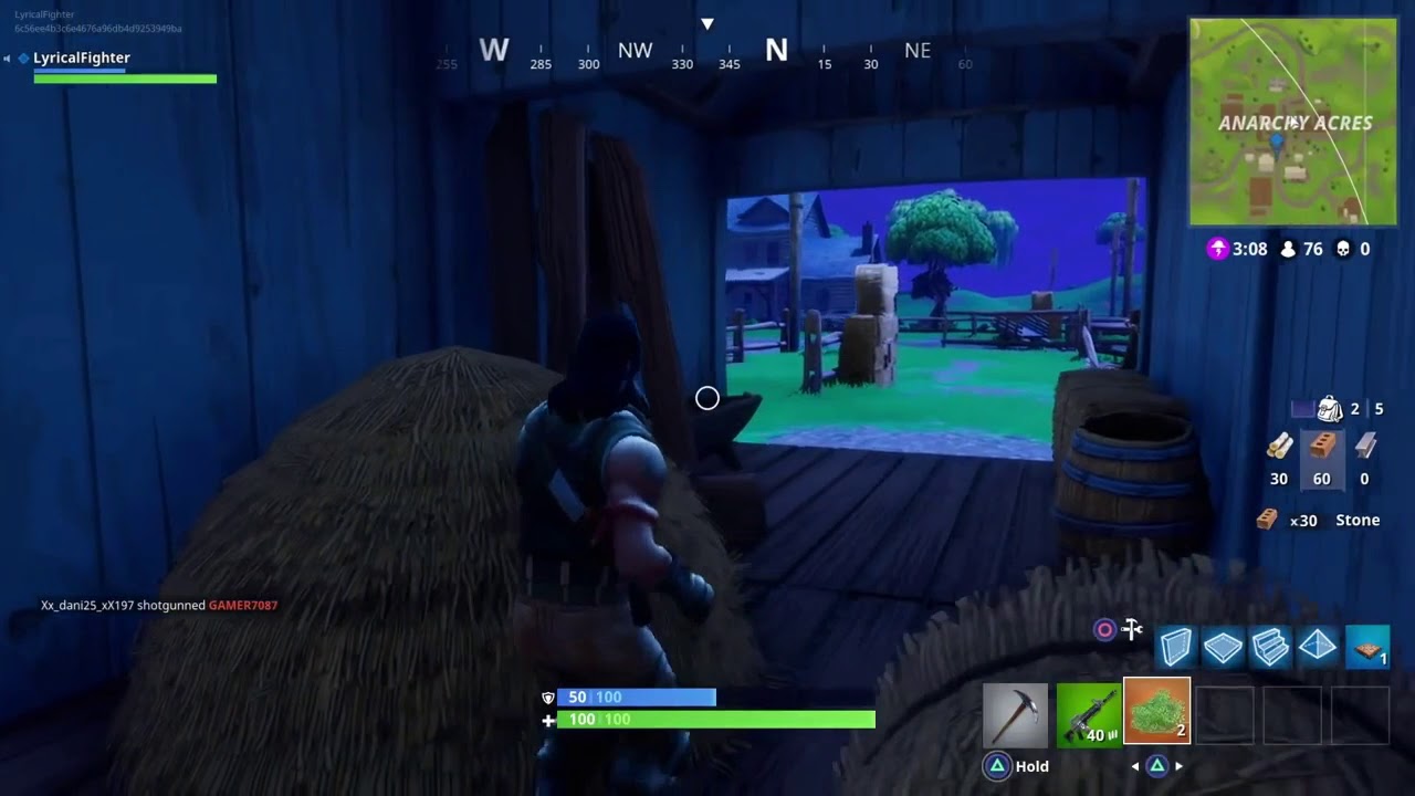 When you see a bush moving in fortnite*meme*