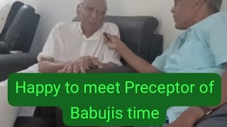 Great opportunity to know experiences of Babujis time Preceptor Sri Krishna Raogaru