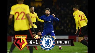 Watford Vs Chelsea 41  All Goals U0026 Highlight Hd  Premiere League 05022018
