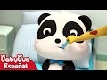 Beb panda finge coger un resfriado  dibujos animados infantiles  kiki y sus amigos  babybus