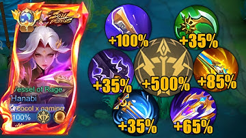 NEW META HANABI SUPER SLOW BUILD!! 500% SLOW HACK!?😱 ( MUST TRY! ) HANABI BEST BUILD 2025‼️