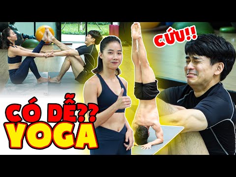 Video Trai 6 múi Hàn Quốc học Yoga tưởng dễ...NHƯNG MÀ... - youtube